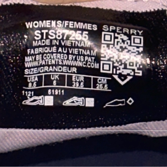 Sperry Soft Lavender/Lilac Sneakers/Tennis/Boat Shoes -Excellent Condition 8.5 M - Picture 5 of 7